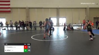 101 lbs Prelims - Tanner Finnerty, NC WAY ES vs Blair Miller, TYW ES