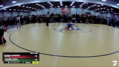 77 lbs Semifinal - Kanoa Saferite, Nova WC vs Parker Chick, Legend Wrestling Club