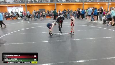 60 lbs Cons. Round 2 - Idan Shmulevich, C2X vs Berly Jumper, White Knoll Wrestling Club