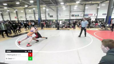 130 lbs Rr Rnd 2 - Ivan Rodriguez Jr, Hotshots vs Bison Dean, No Team