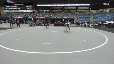 124 lbs Champ. Round 1 - Emily Paulino, Midland vs Ellabelle Taylor, Evergreen State