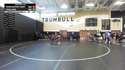 132 lbs Consi Of 4 - Mark-Anthony Aiken, West Haven vs Ryan Laing, Norwalk