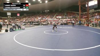 140 lbs Cons. Round 1 - Aubrey Martin, Fort Scott HS vs Lauren Steenburgen, LaCygne-Prairie View HS