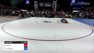 144 lbs Cons 128 #2 - Rhadei Kuck, WI vs Liam Sprague, OH