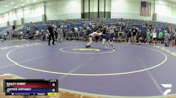 122 lbs Semifinal - Bailey Emery, WV vs Justice Anthony, WV
