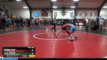 132 lbs Round 4 - Korbin Camp, Van Buren County vs Alex Venzor, Columbus Community/WMU
