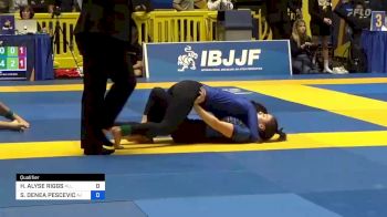 HANNAH ALYSE RIGGS vs SAELAH DENEA PESCEVIC 2022 World IBJJF Jiu-Jitsu No-Gi Championship