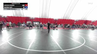126 lbs Cons. Round 3 - Lincoln Stanek, La Crosse Area Wrestlers vs Hunter Taff, Wrestling Factory