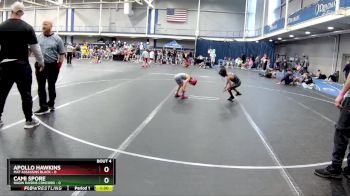 48 lbs Round 2 (6 Team) - Apollo Hawkins, Mat Assassins Black vs Cami Spore, Ragin Raisins Concord