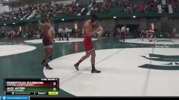 157 lbs Cons. Round 2 - Alex Jacobs, Central Michigan vs Munkhtulga Zuunbayan, Northern Illinois University