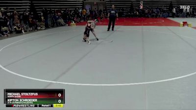 54 lbs Cons. Round 3 - Kipton Schroeder, Z-M (Zumbrota/Mazeppa) vs Michael Stoltzfus, North Shore