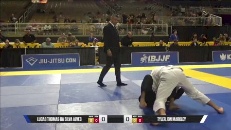 Tyler Jon Markley vs Lucas Thomas Da Silva Alves 2025 Pan Jiu Jitsu IBJJF Championship