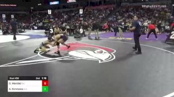 113 lbs Quarterfinal - Dominic Mendez, Righetti (CS) vs Aiden Simmons, Bakersfield (CS)