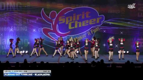 Flipping Out Tumbling - Blackjacks [2026 L1 Junior - D2 Day 2] 2026 Spirit Cheer Grand Nationals