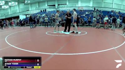 145 lbs Cons. Round 3 - Nathan Murphy, WV vs Kyson Yoder, IN