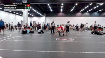 141 lbs Cons. Semi - Brayden Barnes, Woodland Wrestling vs Grant Albright, Bucs Wrestling Club