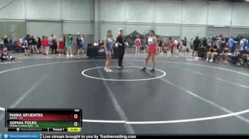 144 lbs Placement Matches (8 Team) - Maria Sifuentes, Idaho vs Sophia Folks, Pennsylvania Red