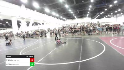 52 lbs Consi Of 4 - Zander Gutierrez, Sab vs Azariah Sanchez, Kingdom WC