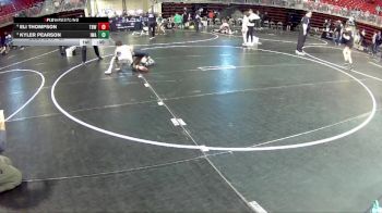85 lbs Cons. Semi - Kyler Pearson, IronHawk Wrestling Academy vs Eli Thompson, The Best Wrestler
