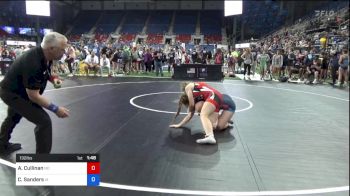 132 lbs Cons 64 #2 - Aleiya Cullinan, North Dakota vs Chloe Sanders, Iowa