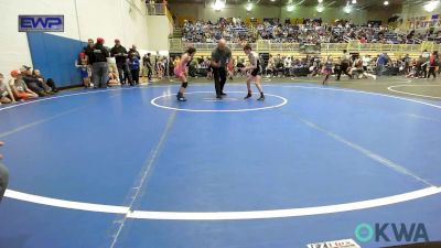 61 lbs Quarterfinal - Parker Vassar, Grover Rains Wrestling Club vs Gabriella Alba, SARfit