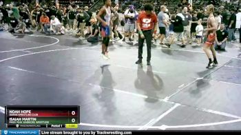 110 lbs Champ. Round 1 - Noah Hope, Duran Wrestling Club vs Isaiah Martin, Pikes Peak Warriors Wrestling