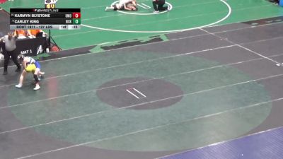 127 lbs Consolation - Karmyn Blystone, Union City vs Carley King, Kiski