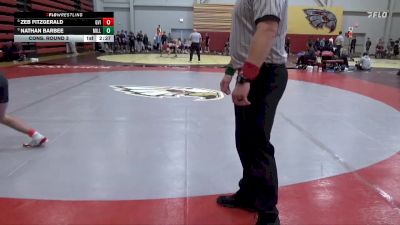 141 lbs Cons. Round 3 - Zeb Fitzgerald, Grand View (Iowa) vs Nathan Barbee, Millikin