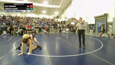 132B lbs Champ. Rd Of 32 - Carson Cooper, Pleasant Grove vs Alex Herrera, Mountain View