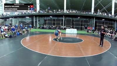 110 lbs Mikayla Williams, Georgia vs Ava Castleman, Kentucky