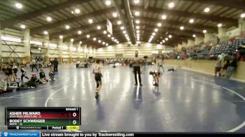 92 lbs Round 1 (4 Team) - Bodey Schweiger, INWTC vs Asher Milward, Gold Rush Wrestling