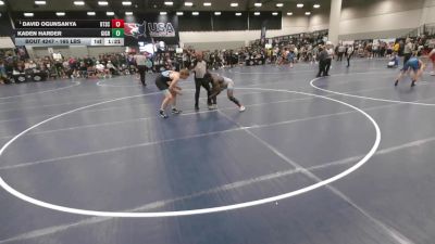 165 lbs Semis - David Ogunsanya, Beat The Streets Chicago-Oak Park vs Kaden Harder, GI Grapplers