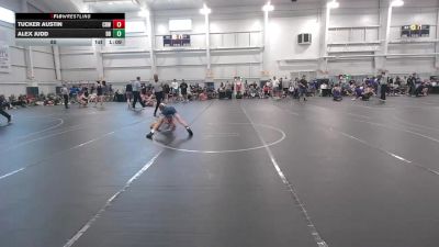 80 lbs Round 3 (8 Team) - Tucker Austin, CrossRoads Wrestling vs Alex Judd, Dayton Bandits