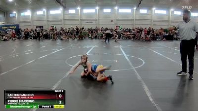 44 lbs Round 1 (8 Team) - Easton Sanders, Contenders WA Blue vs Pierre Marrugo, Hammers Yellow