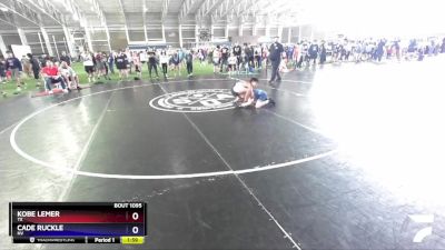 87 lbs Quarterfinal - Kobe Lemer, TX vs Cade Ruckle, NV