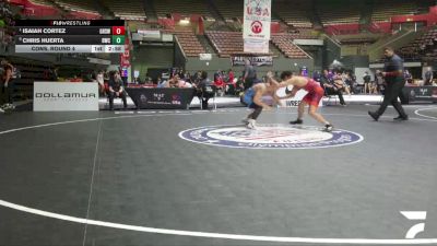 Quarters - Isaiah Cortez, Gilroy High School Wrestling vs Chris Huerta, Dethrone Wrestling Club