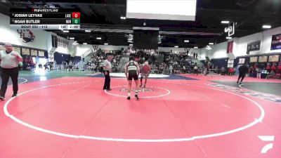 113 lbs Semifinal - Josiah Leyvas, La Serna vs Noah Butler, Northview