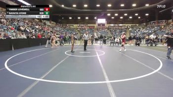 145 lbs Champ. Round 1 - Timber Lovewell, Hays Hs vs SaVaiya Lyons, Kansas City - Schlagle HS