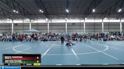 106 lbs Quarterfinals (8 Team) - Brock Thompson, Suples vs Greyson Packer, Legacy Wrestling Academy