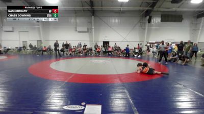 92 lbs Rr Rnd 3 - Nash Broady, Morris Fitness Orange MS vs Chase Downing, Storm MS