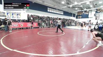 130 lbs Champ. Round 1 - Mia Hester, El Dorado vs Victoria Espinoza, Palm Desert