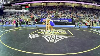 Girls-190 lbs Quarterfinal - Halle Spears, Midland Hs Girls vs Guadalupe Chaparro, Wayne Memorial H.s. Girls