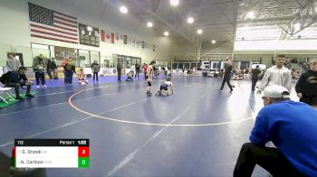 113 lbs Cons. Semi - Nolan Carlson, Champions Wrestling Club vs Gage Snook, Syracuse Wrestling