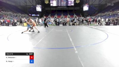 145 lbs Rnd Of 16 - Kannon Webster, Illinois vs Anderson Heap, Florida