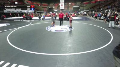 96 lbs Quarters - Austin Miller, USA Gold Wrestling Club vs Francisco Bueno, Savage House Wrestling Club