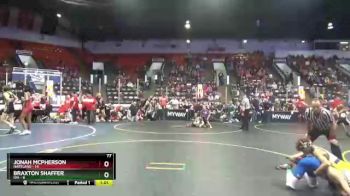 77 lbs Round 2 (4 Team) - Jonah McPherson, Hartland vs Braxton Shaffer, Ida