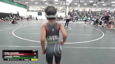 55 lbs Cons. Round 1 - Connor Loveall, Team Central vs Rage Faulkner, Ste. Genevieve Youth Wrestling