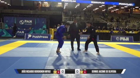Dennis Jacome De Oliveira vs João Ricardo Bordignon Miyao 2025 Pan Jiu Jitsu IBJJF Championship