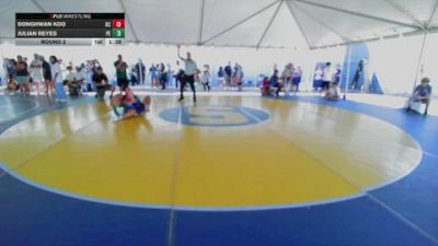 155 lbs Round 2 - Donghwan Koo, Birmingham Charter vs Julian Reyes, Poway Elite