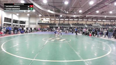 126 lbs Consi Of 8 #1 - Shyheim Russell, North Providence vs Jayden Medeiros, Bishop Hendricken